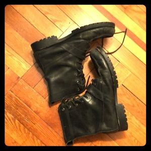 Vintage polo all black boot